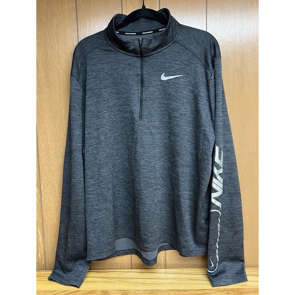 Nike Stride Mens XL Dri-Fit 1/4 Zip Running Dark Gray, Pacer NWOT Golf Workout